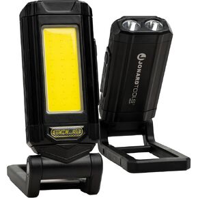 Jonard Tools Solis SOL-H2 Ultra Bright 300 Lumen LED Headlamp with IP54 Protection, Articulating Lamp, and Motion Sensor