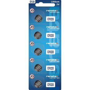 Renata CR1220 Batteries - 3V Lithium Coin Cell 1220 Battery (2 Count)