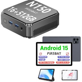 10.95 بوصة في الخلايا 1920x1200 شاشة اللمس Android 15 Tablet & T2 Model (Gray ، N150 CPU ، 3.6 جيجا هرتز ، ذاكرة الوصول العشوائي 16 جيجابايت ، 512 جيجابايت SSD)