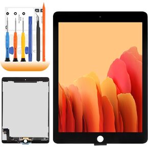 Original for iPad Air 2 Screen Replacement for iPad Air 2 LCD A1566 A1567 LCD Digiitzer Touch Screen Assembly Repair Parts (Black)