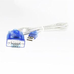 CH340 CHIP USB to RS232C D-SUB 9 PIN DB9 Male Adapter Converter Serial Communication Cable(1.8m,Blue)
