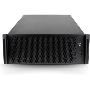 Quiet Rackmount Computer (3.2-5.1GHz Intel Core i9-14900KF CPU, RTX 5090, 192GB DDR5 RAM, 4TB SSD + 3TB HDD, W11Pro) - 4U Rack Mount Server or Workstation Desktop PC for Home, Business and Gaming