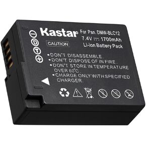 Kastar Battery 1 Pack for Leica BP-DC12, BP-DC12-U, BPD12, Leica 18729, V-Lux 4, V-Lux (Typ 114) - 7.2 Volts