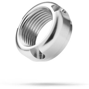 Made in USA - Radio Silver Antenna Base Nut fits Dodge Ram 1500-2500-3500-4500-5500 |Caliber|Dakota|Durango|Grand Caravan| - Chrysler Aspen|Town and Country - Jeep Compass|Patriot- 56007570AE