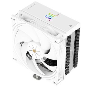 Thermalright Assassin X 120 R Digital CPU Air Cooler - Temperature Display | 4 Heat Pipes, for Intel LGA 1150/1151/1155/1156/1200/1700/1851 AMD AM4/AM5 | White