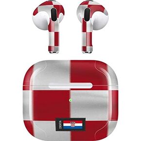 Skinit Decal Audio Skin Compatible with Apple AirPods (3rd Gen, 2021) - Skinit Originally Designed Croatia Soccer Flag Design
