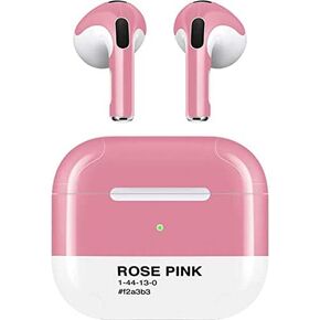 Skinit Decal Audio Skin Compatible with Apple AirPods (3rd Gen, 2021) - Skinit Originally Designed Rose Pink Design