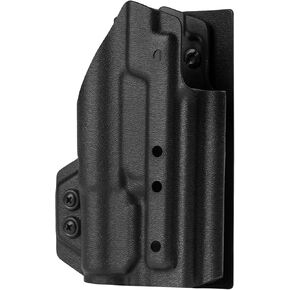 945 Industries Kydex Holster for Glock 43/43x/43MOS/48/48MOS with Streamlight TLR-7 Sub/TLR-7 Sub HLX Light (Optics Ready) Hook and Loop Attachment Panel for Conceal Carry Bags Ambidextrous