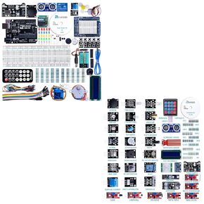 elegoo uno project super starter kit & elegoo revarded 37 in 1 modules kit