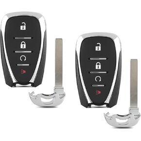 2PCS HYQ4ES Key Fob Replacement for Chevy Blazer Traverse Bolt EUV EV 2021 2022 2023 Chevrolet Trailblazer Keyless Entry Remote 13535665 13530712 433 MHz 46chip