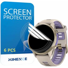 Screen Protector Compatible for Garmin Forerunner 970 Smartwatch, HD TPU Protective Film (6PCS)