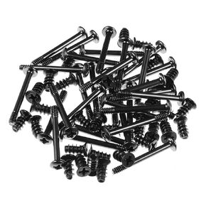 Popetpop 1SET Case Fan Screw Kit Carbon Carbon Stele مسامير لتبريد مروحة تصاعد سهلة تثبيت حالات كمبيوتر متوافقة