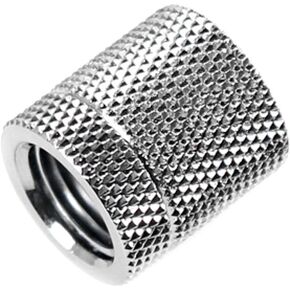 Barrow G1/4" Female To Female Extender Fitting, Rotary, Silver Shiny