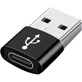 USB Adapter, Charger Cable Connector, Fast Charging PD Type C to USB Converter, Portable for Phone, Home, Car, Tablet, Laptop, PC, Compact Design, Travel Friendly