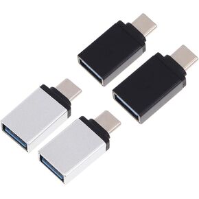 NUOBESTY 4Pcs USB Type C to USB Converter for Data Transfer Charging Durable Design for Phones Devices
