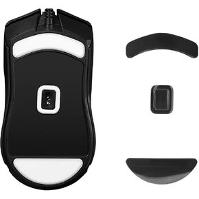 kwmobile Mouse Feet Replacement Compatible with Razer Cobra Wired Computer Mouse Skates Sticker - Black