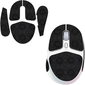 Mouse Grip Tape Full Coverage for Logitech G705 Wireless Gaming Mouse,Self-Adhesive PreCut Sweat-Resistant Professional Mice Upgrade Kit - Black