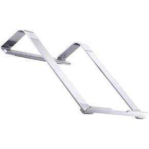 POPETPOP Multipurpose Hollow Laptop Shelf Aluminum Alloy Laptop Riser for Laptops Ergonomic Cooling Stand with Slip Pads Lightweight Stable Design for Home Office Use