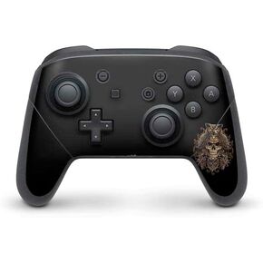 Skinit Decal Gaming Skin Compatible with Nintendo Switch Pro Controller - Officially Licensed Sarah Richter Skull and Owl by Sarah Richter Design