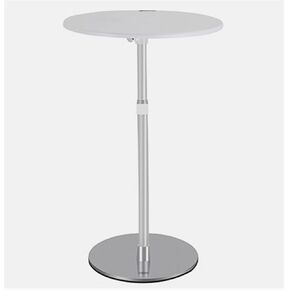 UP-9T Multifunction Laptop Floor Stand for Laptop/Tablet PC/Smartphone Holder Height/Angle Adjustable Floor Moving Aluminum(Silver)