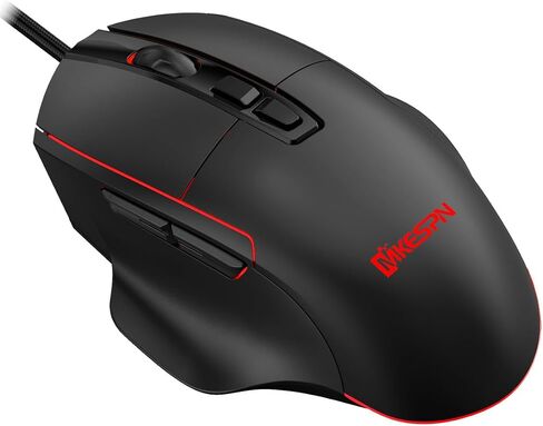 x11 RGB Gaming Mouse, Programmable, Ergonomic Design,7200 DPI,4 Radiant Backlit Modes, High-Precision Control, USB Gaming Mouse for Computer Laptop PC for Windows, Mac, Linux OS (Black) in Saudi Arabia