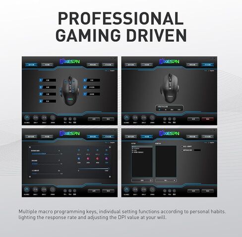 x11 RGB Gaming Mouse, Programmable, Ergonomic Design,7200 DPI,4 Radiant Backlit Modes, High-Precision Control, USB Gaming Mouse for Computer Laptop PC for Windows, Mac, Linux OS (Black) in Saudi Arabia
