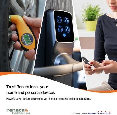Renata CR1220 Batteries - 3V Lithium Coin Cell 1220 Battery (2 Count) in Kuwait