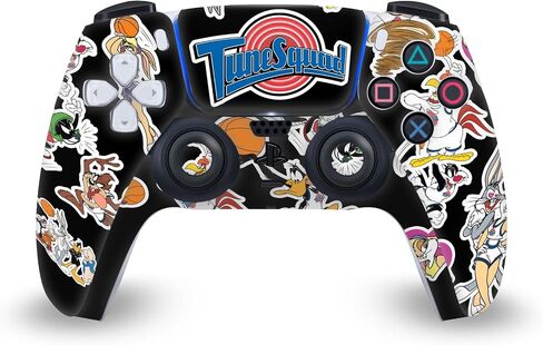 Head Case Designs Officially Licensed Space Jam (1996) Tune Squad Graphics Vinyl Sticker Gaming Skin Decal Compatible With Sony PlayStation 5 PS5 Pro Digital Edition Console & DualSense Controller in Saudi Arabia