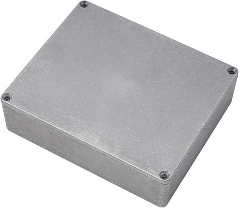 Die-cast Aluminium Box Box Electronic Electronic Metal Metter Mether Case مع حماية IP54 بأحجام متعددة السمك الفضي 2 مم (1590dd （188x120x37mm）) in Kuwait