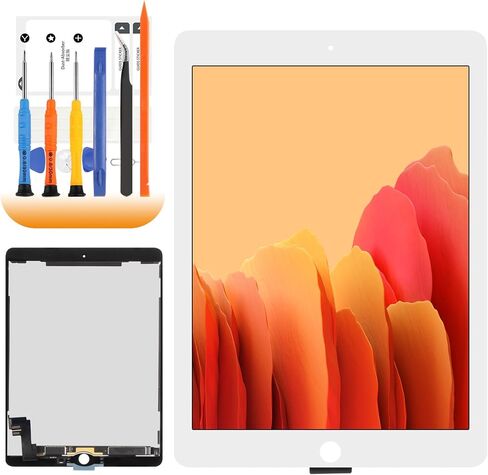 أصلي لـ iPad Air 2 Screen Presentive for iPad Air 2 LCD A1566 A1567 LCD Digiitzer Touch Screen Assembly Parts (Black) in Kuwait