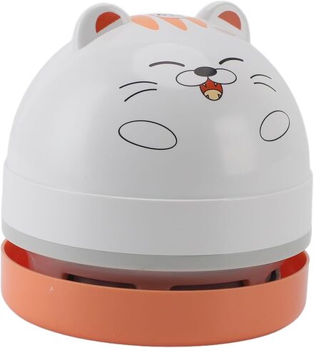 aqxreight Desktop Vacuum Cleaner with Vacuum Nozzle Brush Portable Table Vaccum Cleaner for Crumbs Computer Car Raccoon Easily It Etc for T Desktop CleanerPortable Desk (Panda) in Saudi Arabia