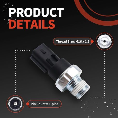 5149098AA Engine Oil Pressure Sensor Switch Sender Unit Compatible with Dodge Neon Nitro Jeep Chrysler Sebring Town & Country Plymouth Mini VW Eagle Replaces 4608303AB in Kuwait