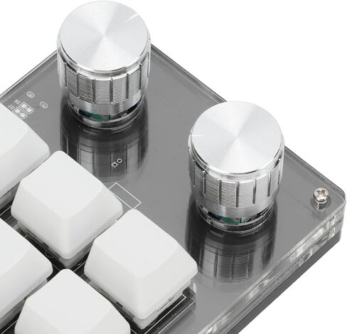 لوحة مفاتيح ميكانيكية قابلة للبرمجة ، 12 مفاتيح RGB لوحة مفاتيح ماكرو قابلة للبرمجة مع توصيل المقبض وتشغيل لوحة مفاتيح لوحة مفاتيح ألعاب ميكانيكية متعددة الوظائف ل in Kuwait