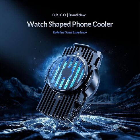 JSEIAJB Mobile Phone Radiator Cooling Fan Cooler Games Cooler Mobile Phone Radiator Cooling Portable Mobile Phone Cooling(D) in Kuwait