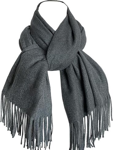 RODARUUS Women's Scarf Solid Color Shawl and Wrap. Super Soft Warm Long Large Scarf Pashmina with Cashmere Feel Fall Winter Scarves. in Saudi Arabia