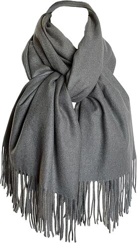 RODARUUS Women's Scarf Solid Color Shawl and Wrap. Super Soft Warm Long Large Scarf Pashmina with Cashmere Feel Fall Winter Scarves. in Saudi Arabia