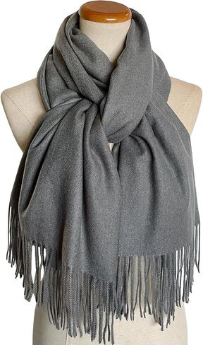 RODARUUS Women's Scarf Solid Color Shawl and Wrap. Super Soft Warm Long Large Scarf Pashmina with Cashmere Feel Fall Winter Scarves. in Saudi Arabia