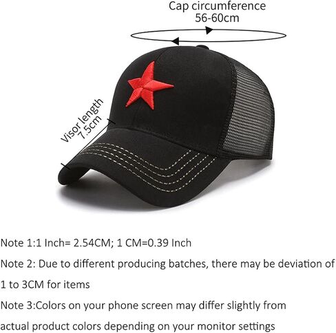 Red Star Embroidery Baseball Cap Men Trucker Hat Outdoor Sports Cap Mesh Hat Gorras Baseball Casquette in Saudi Arabia
