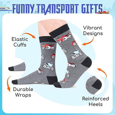 Zmart Motorcycle Socks For Men Dirt Bike Socks I Don't Snore I Dream Ima Motorcycle, Motorcycle Gifts For Men Gifts For Dirt Bike Lovers in Saudi Arabia