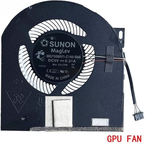 OEM Fan Cooler for for DELL Precision 7530 M7530 M7540 MG75090V1-C170-S9A MG75090V1-C160-S9A 0PR6WV PR6WV P74F Fans(GPU Fan) in Saudi Arabia