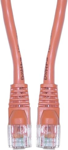 AYA CAT6 Crossover Ethernet Network Cable 550MHz Orange 24AWG Network Cable (3ft) in Kuwait