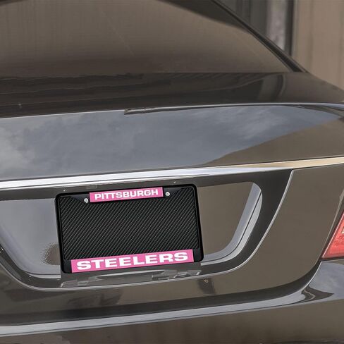 Rico Industries NFL Football Las Vegas Raiders Black Chrome Frame with Printed Inserts 12" x 6" Car/Truck Auto Accessory in Saudi Arabia