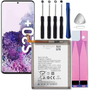 Replacement Battery for Galaxy S20 Plus,4500mAh Capacity EB-BG985ABY Battery Compatible with Galaxy S20 Plus Model (SM-G985 SM-G985F S20+ 5G) with Replacement Tool Kits
