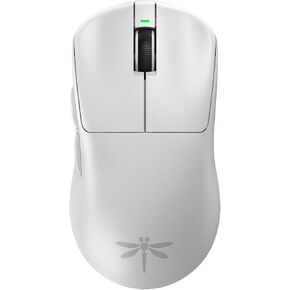 VGN F1 Pro Max Wireless Gaming Mouse - 55g Ultralight - 26000 Adjustable DPI - 1000Hz Polling Rate - 200h Battery - Wireless & Wired Mode - 6 Programmable Buttons - Professional Grade - USB-C - White