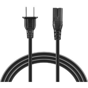 5ft AC Power Cord Cable Compatible with PS3 Slim PSX PS2 Xbox & DC Sony Playstation PS1 Fat