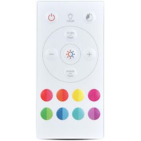 Replacement Remote Control White Color Compatible with GE LED+ Color Changing LED Light Bulbs A19