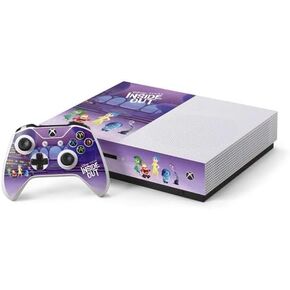 Skinit Decal Gaming Skin Compatible with Xbox One S Console and Controller Bundle - Officially Licensed Disney Inside Out Headquarters Design