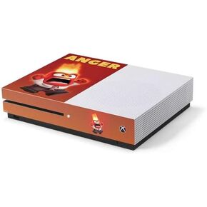 Skinit Decal Gaming Skin Compatible with Xbox One S Console - Officially Licensed Disney Inside Out Anger Portrait Design