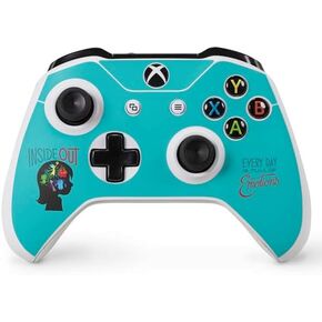Skinit Decal Gaming Skin Compatible with Xbox One S Controller - Officially Licensed Disney Inside Out Riley‚Äôs Emotions Design