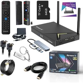 2025 New Streamx X2 Pro مع التحكم عن بعد الصوتي. التحول الزمني ، التشغيل لمدة 7 أيام ، قفل الوالدين ، الاتصال المتقدم.